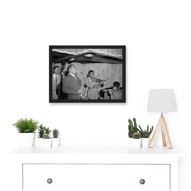 Music Vintage Photo Jazz Parker Davis Group Legends - Single Picture Frame Print Marlow Home Co. on Productcaster.