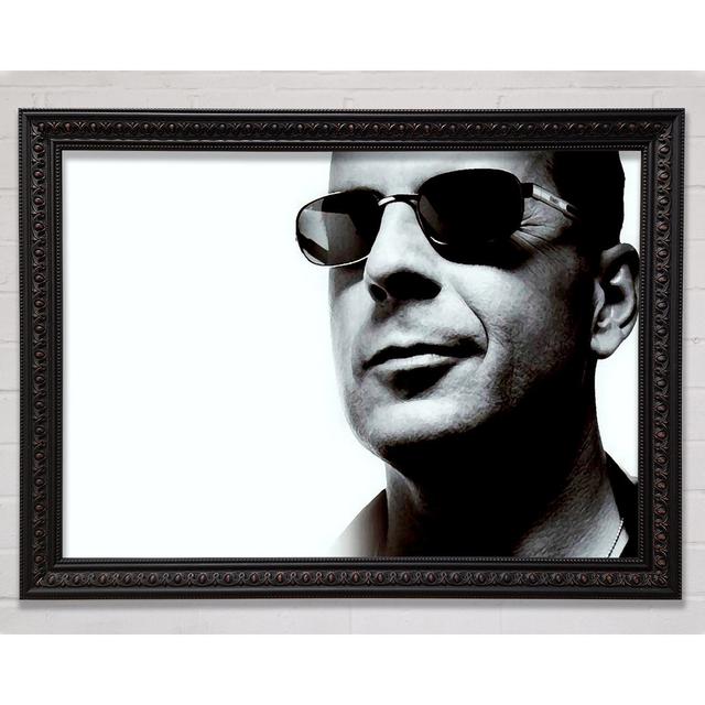 Bruce Willis - Single Picture Frame Art Prints Bright Star Size: 42cm H x 59.7cm W on Productcaster.