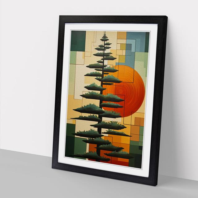 XYZ-FRM-V1223-5156 Single Picture Frame Art Prints on Wood Marlow Home Co. Size: 64cm H x 46cm W x 2cm D, Format: Black Framed on Productcaster.