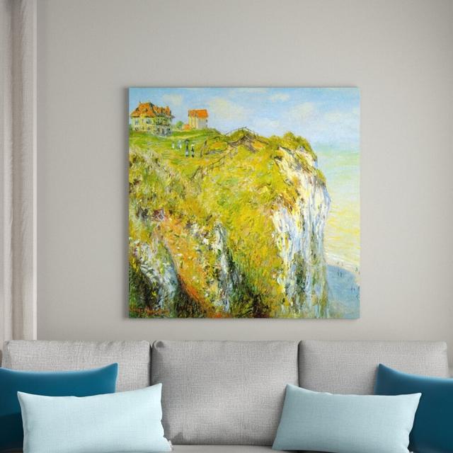 'Cliffs' by Claude Monet Painting Print East Urban Home Size: 70cm H x 70cm W x 1.8cm D on Productcaster.