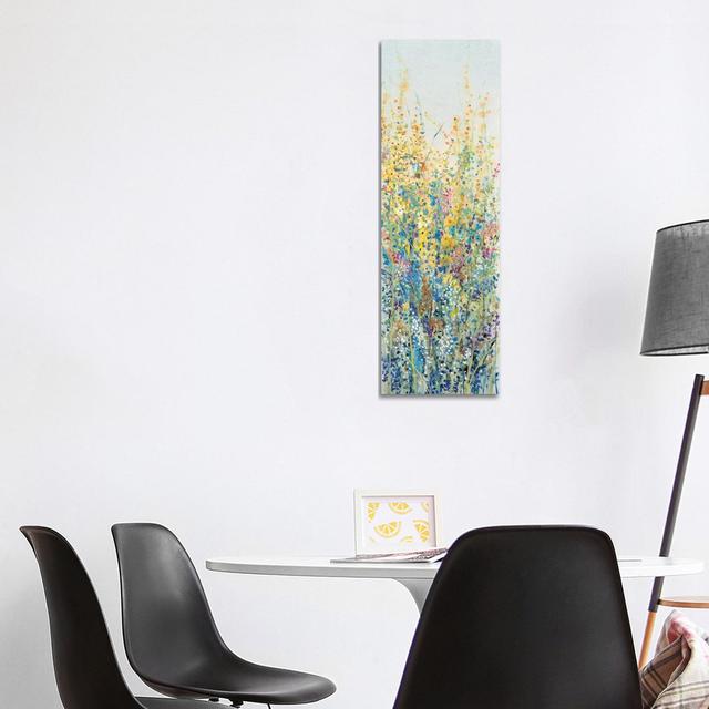 Wildflower Panel III by Timothy O' Toole - Wrapped Canvas Panoramic Painting Rosalind Wheeler Size: 121.92cm H x 40.64cm W x 3.81cm D on Productcaster.