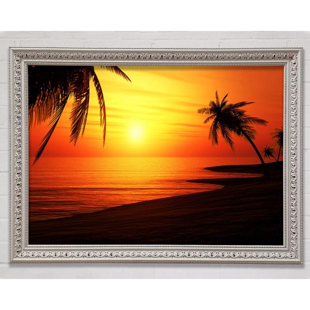 Sun Glow Framed Print Bright Star Size: 29.7cm H x 42cm W x 3cm D on Productcaster.