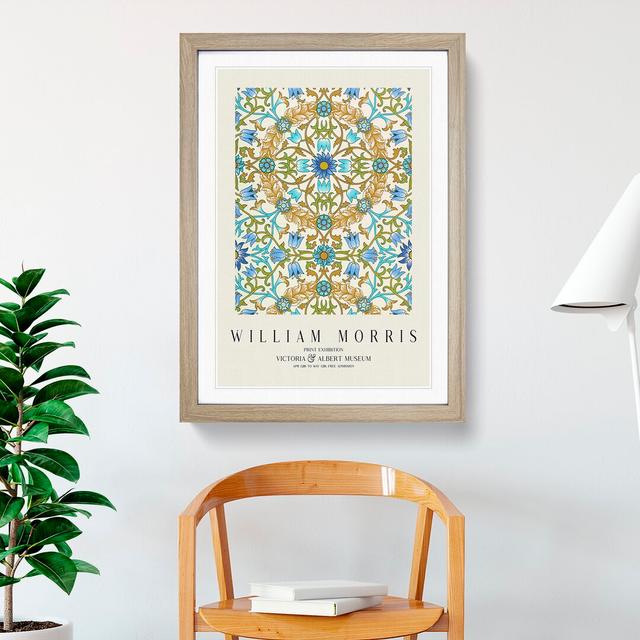 Vine Pattern Vol.3 by William Morris - Picture Frame Art Prints East Urban Home Size: 65cm H x 48cm W x 2cm D, Frame Option: Oak on Productcaster.