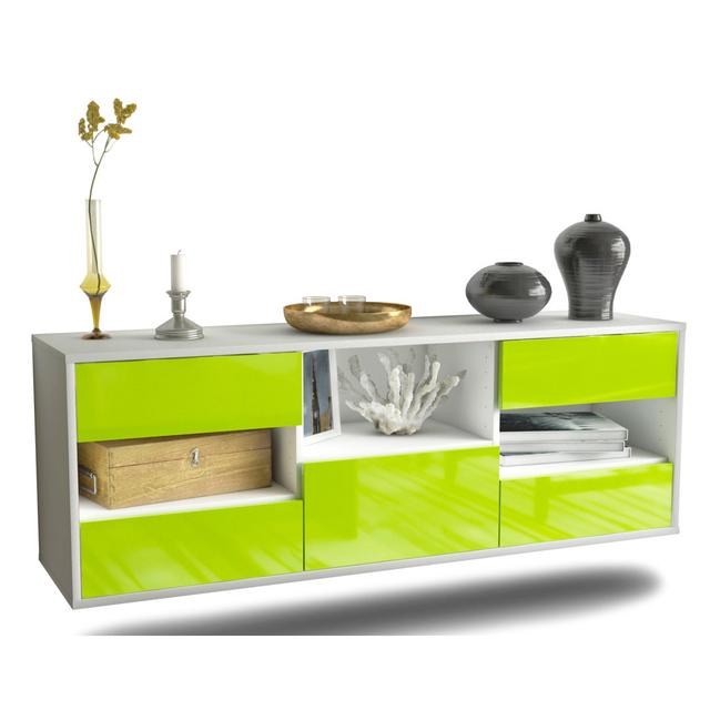 Reiss Santa Ana Sideboard Latitude Run Colour: High Gloss Green on Productcaster.