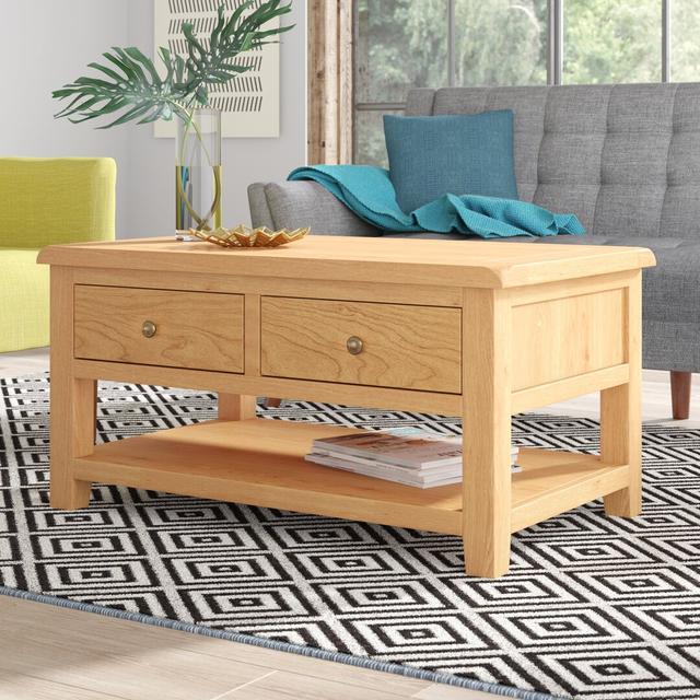 Coffee Table with Storage Gracie Oaks on Productcaster.