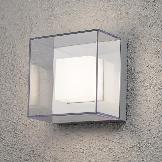 Gus Integrated LED Outdoor Sconce Metro Lane Size: 21 cm H x 21 cm W x 14 cm D on Productcaster.