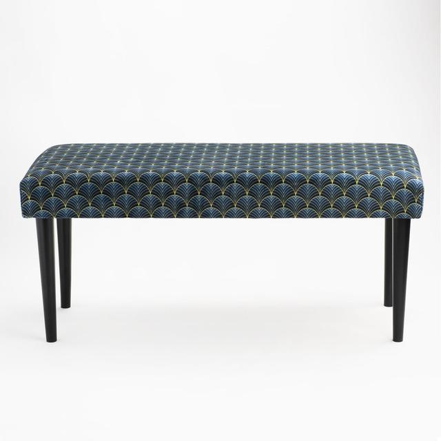 Velvet Upholstered Bench bench4home Size: H40 x W45 x D30cm on Productcaster.