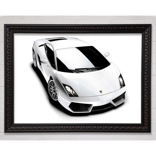 Lamborghini From Above - Single Picture Frame Art Prints Bright Star Size: 100cm H x 141.4cm W on Productcaster.