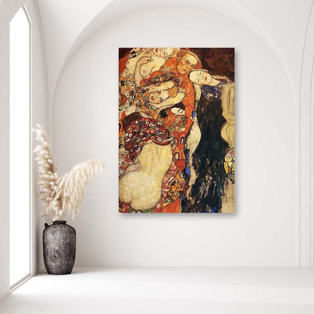 Leinwandbild The Bride - G.Klimt, Rosalind Wheeler Größe: 120 cm H x 80 cm B x 2 cm T on Productcaster.