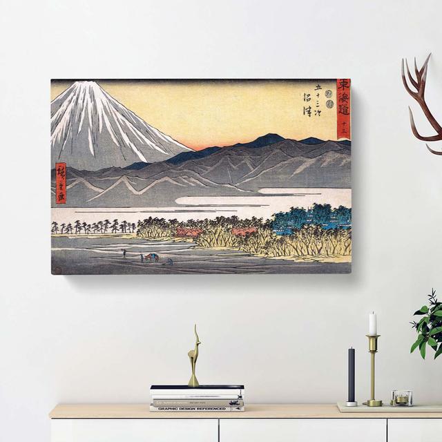 Numazu by Utagawa Hiroshige - Wrapped Canvas Painting Print East Urban Home Size: 35cm H x 50cm W x 3cm D on Productcaster.