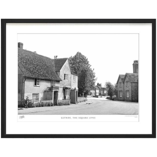 'Glynde, the Square C1955' by Francis Frith - Picture Frame Photograph Print on Paper The Francis Frith Collection Size: 40cm H x 50cm W x 2.3cm D on Productcaster.