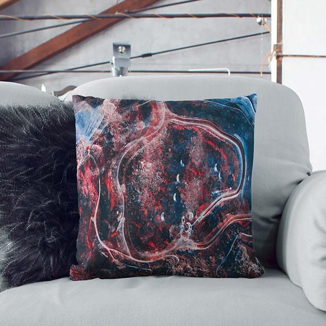 Dream Forever in Abstract Cushion with Filling East Urban Home Size: 55cm H x 55cm W x 20cm D, Backing Colour: White on Productcaster.