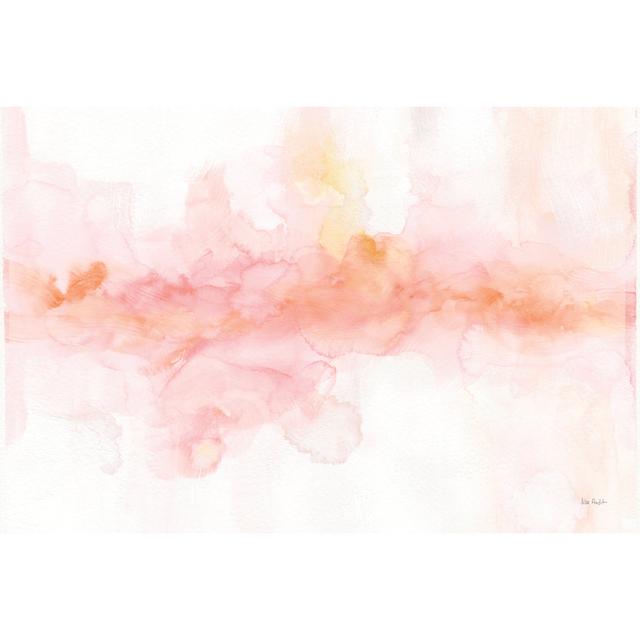 Rainbow Seeds Abstract Blush Crop by Lisa Audit - Wrapped Canvas Painting Metro Lane Size: 61cm H x 91cm W x 3.8cm D on Productcaster.