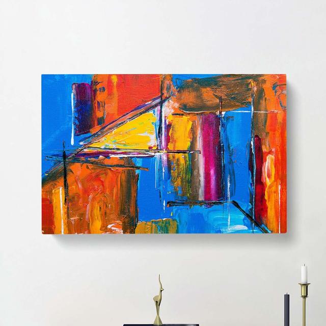 Abstract Art Painting Vol.433 by S.Johnson - Wrapped Canvas Painting East Urban Home Size: 50cm H x 76cm W x 3cm D on Productcaster.