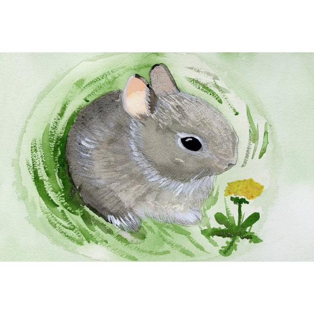 Baby Spring Animals VI by Alicia Ludwig - Wrapped Canvas Painting August Grove Size: 51cm H x 76cm W on Productcaster.