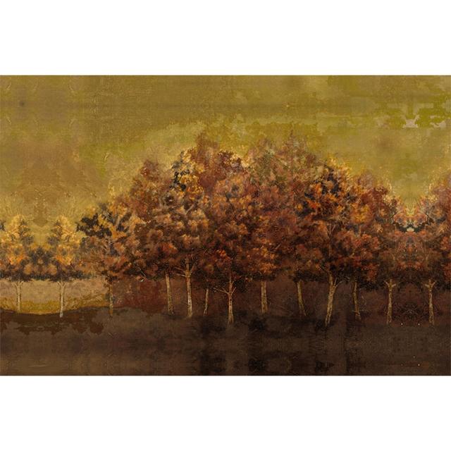 Autumn Land - Wrapped Canvas Art Prints Marlow Home Co. Size: 81cm H x 122cm W x 3.8cm D on Productcaster.