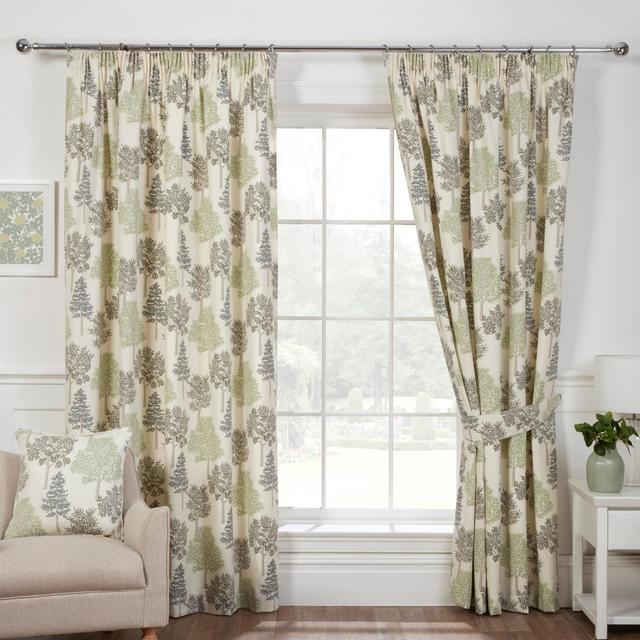 Mayetta Polyester Room Darkening Pinch Pleat Curtains Pair ClassicLiving Colour: Green, Panel Size: 168 W x 183 D cm on Productcaster.