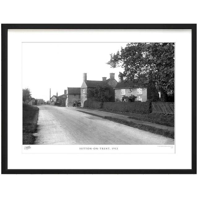 'Sutton on Trent, 1913' - Picture Frame Photograph Print on Paper The Francis Frith Collection Size: 40cm H x 50cm W x 2.3cm D on Productcaster.