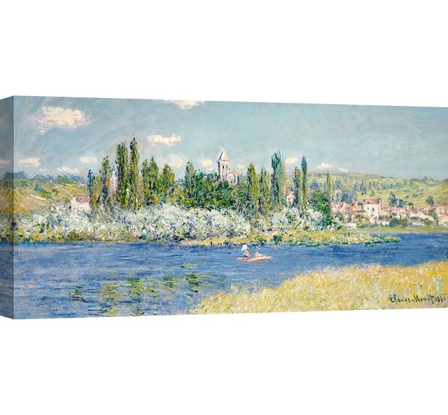 Leinwandbild Vetheuil von Claude Monet Rosalind Wheeler Größe: 70 cm H x 140 cm B x 4 cm T on Productcaster.