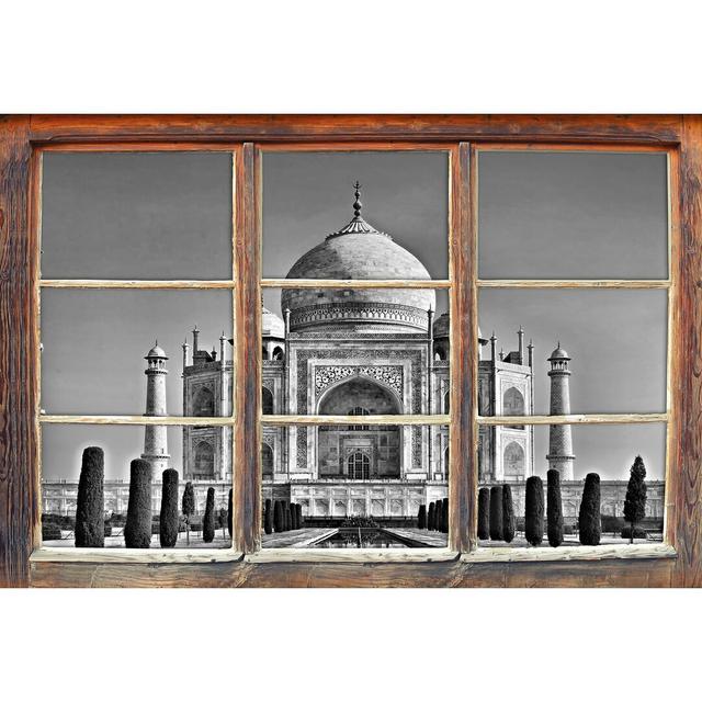 Wandtattoo Gewaltiger Taj Mahal World Menagerie Größe: 42 cm H x 62 cm B x 0.02 cm T on Productcaster.