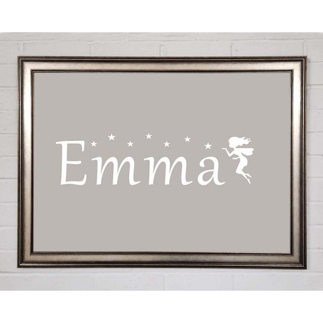 Your Name in Fairy Dust Beige - Single Picture Frame Art Prints Happy Larry Size: 29.7cm H x 42cm W x 1.5cm D on Productcaster.