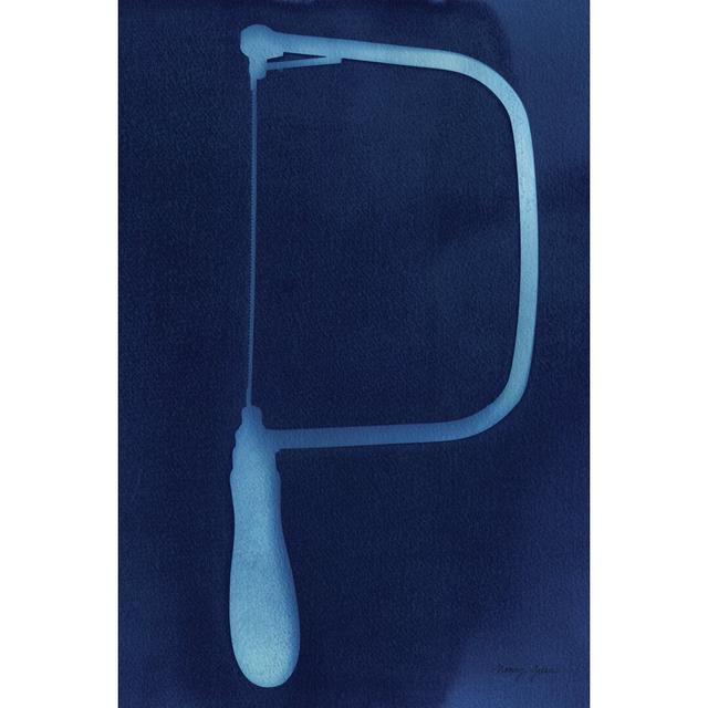 Cyanotype Tools VI by Nancy Green - Wrapped Canvas Painting Rosalind Wheeler Size: 46cm H x 30cm W on Productcaster.