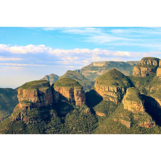 The Three Rondavels, Blyde River Canyon, South Africa - Wrapped Canvas Photograph Union Rustic Size: 51cm H x 76cm W on Productcaster.