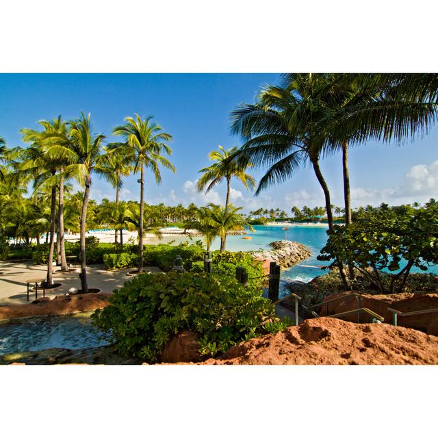 Beach at Paradise Island by Ruth Peterkin - Wrapped Canvas Photograph Bay Isle Home Size: 51cm H x 76cm W x 3.8cm D on Productcaster.