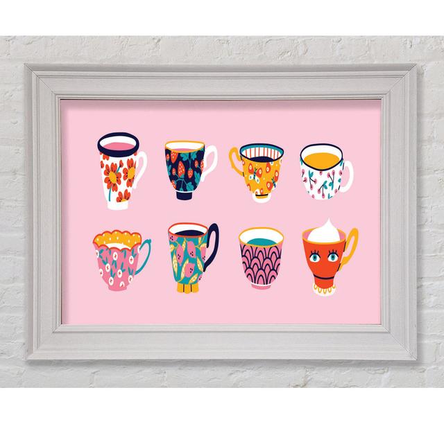 Fancy A Cuppa Framed Print Rosalind Wheeler Size: 59.7cm H x 84.1cm W on Productcaster.