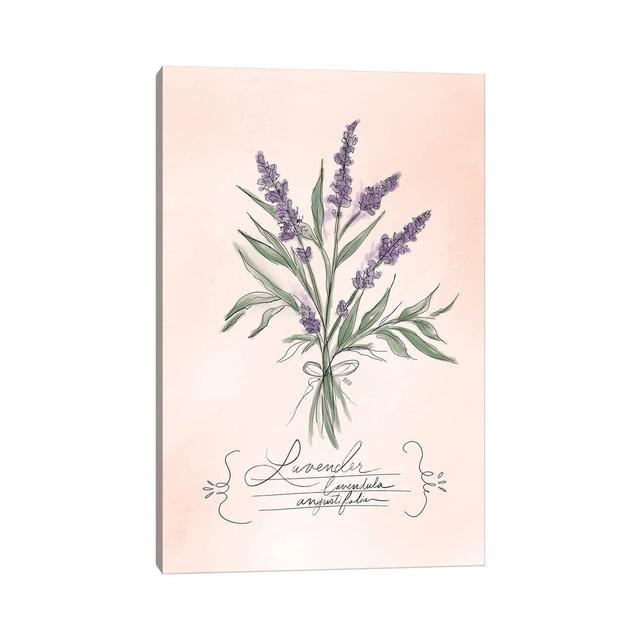 Lavender Happy Larry Size: 66.04cm H x 45.72cm W x 3.81cm D, Format: Wrapped Canvas on Productcaster.