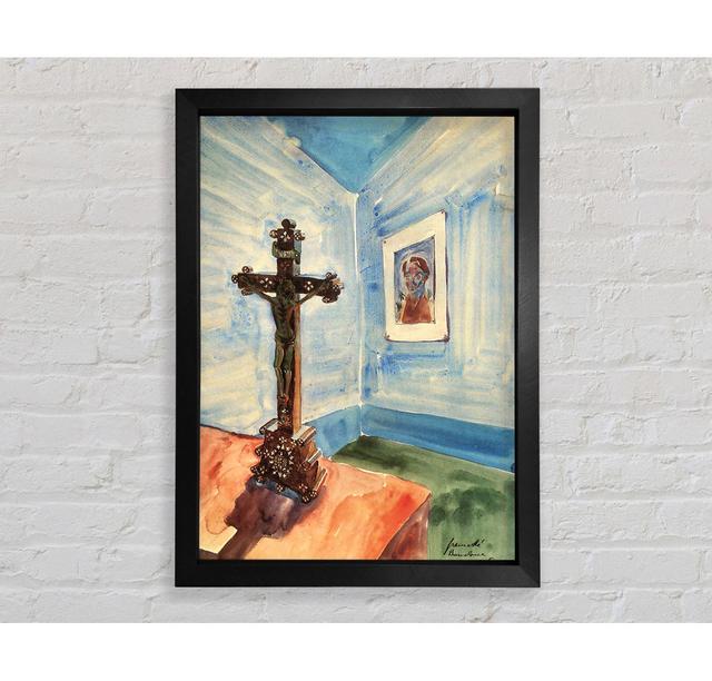 Walter Gramatte Crucifix In The Room Framed Print Bright Star Size: 84.1cm H x 118.9cm W on Productcaster.