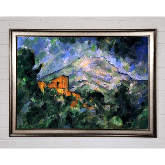 Cezanne St Victoire and Chateau Noir Framed Print Union Rustic Size: 29.7cm H x 42cm W x 1.5cm D, Format: Gold Framed Paper on Productcaster.