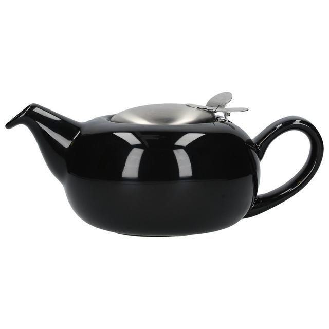 Pebble Teapot London Pottery Capacity: 0.5 L, Colour: Black on Productcaster.