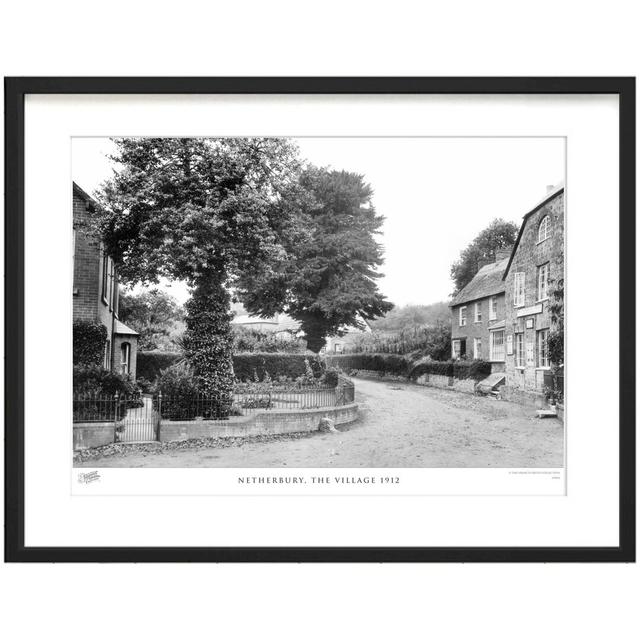 'Netherbury, the Village 1912' by Francis Frith - Picture Frame Photograph Print on Paper The Francis Frith Collection Size: 40cm H x 50cm W x 2.3cm D on Productcaster.