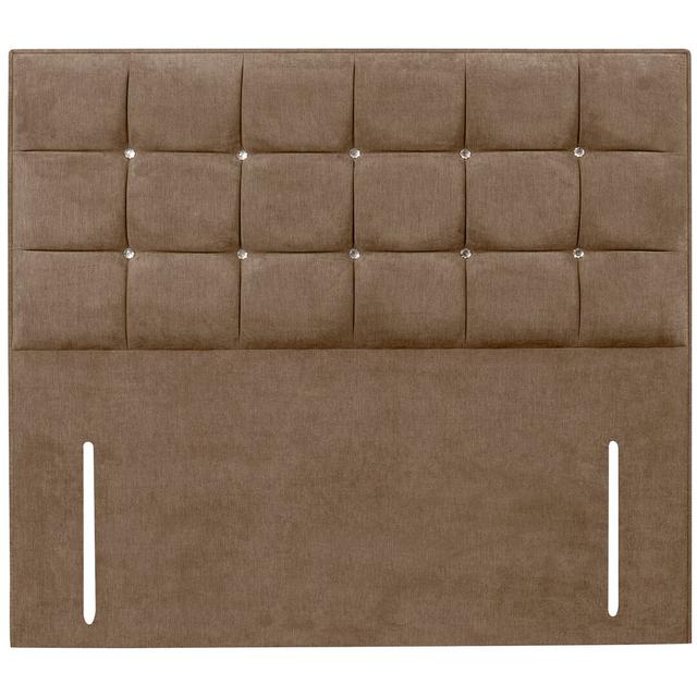 Thornton Upholstered Headboard Canora Grey Size: Small Double (4'), Colour: Mink on Productcaster.