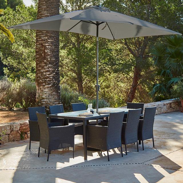 Altea 8 - Person Garden Lounge Set with Cushions Latitude Run on Productcaster.