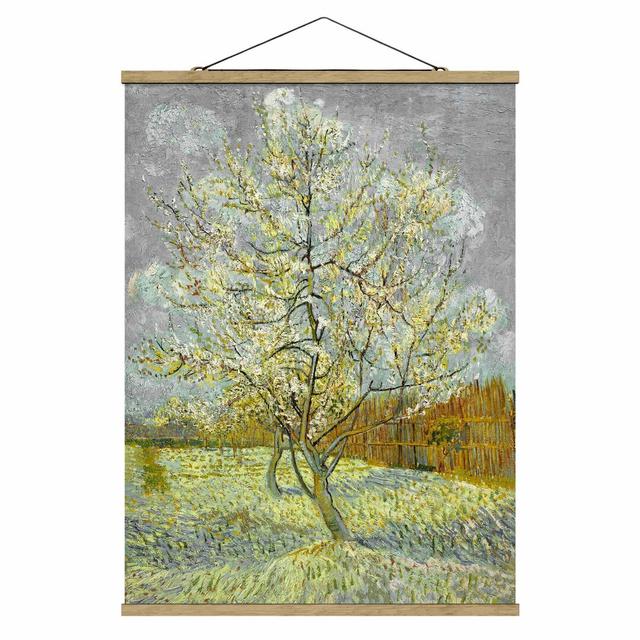 Kunstdruck Peach Tree Pink von Vincent Van Gogh Rosalind Wheeler Größe: 46,5 cm H x 35 cm B x 0,3 cm T on Productcaster.