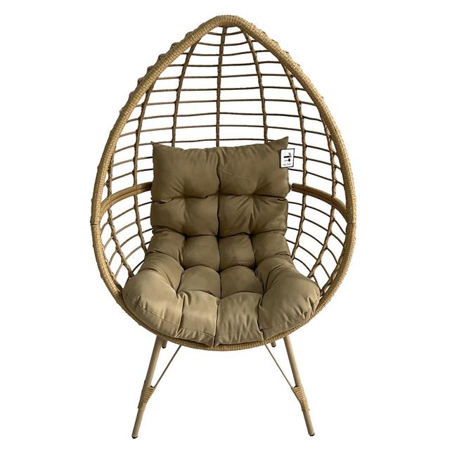 Azed Swing Seat Furniture One Cushion Colour: Nature on Productcaster.