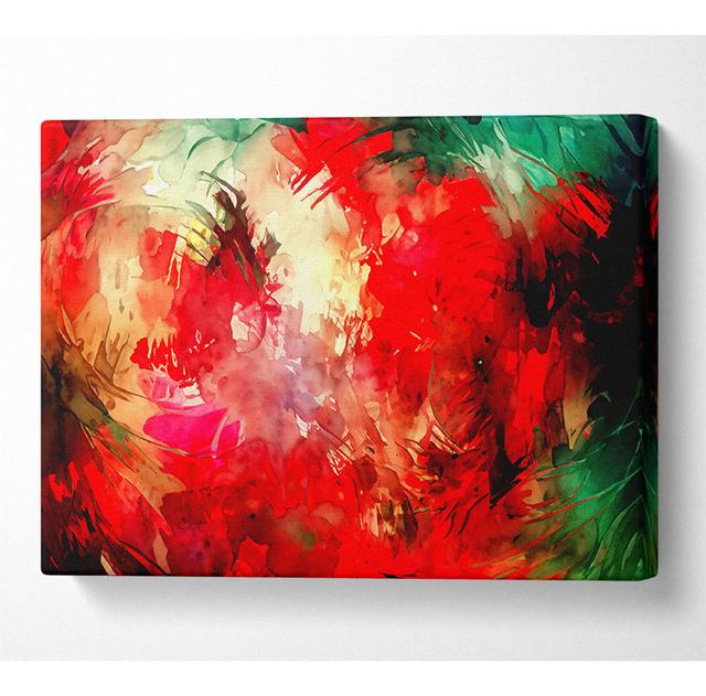 Abstract Swirl Design - Wrapped Canvas Art Prints Metro Lane Size: 35.6cm H x 50.8cm W x 10cm D on Productcaster.