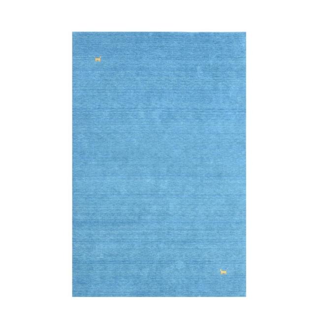 Belper Minimal Hand Loomed Blue Area Rug World Menagerie Rug Size: Runner 80 x 300cm on Productcaster.