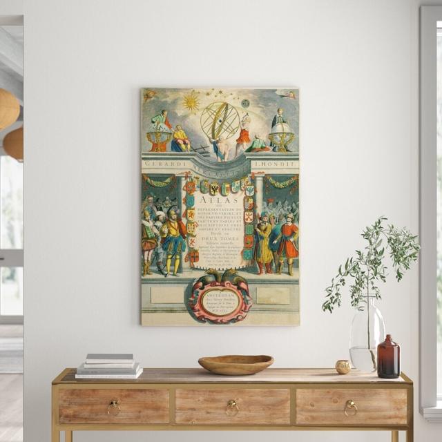 Atlas Monde - Wrapped Canvas Print East Urban Home Size: 76.2 cm H x 50.8 cm W on Productcaster.