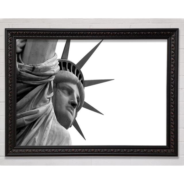 Statue Of Liberty Close-Up Framed Print Bright Star Size: 29.7cm H x 42cm W on Productcaster.