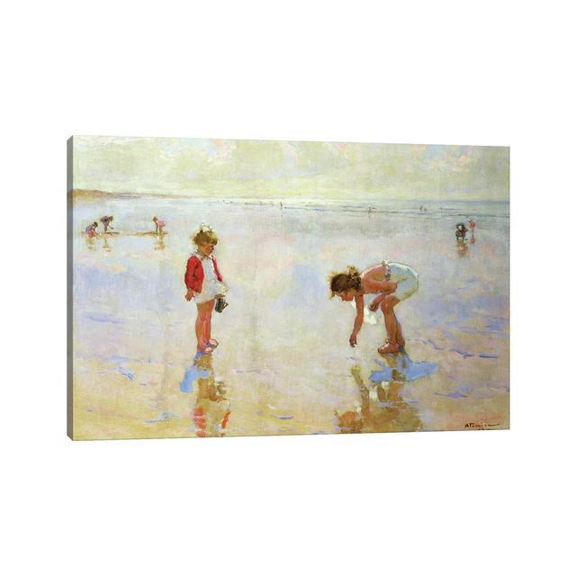 Beach Scene House of Hampton Size: 30.48cm H x 45.72cm W x 1.91cm D on Productcaster.