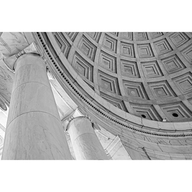 Jefferson Memorial Dome - Wrapped Canvas Print 17 Stories Size: 20cm H x 30cm W on Productcaster.