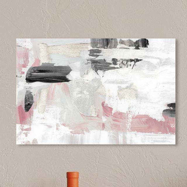 'Blush Rose Dream' Painting on Wrapped Canvas East Urban Home Size: 25.4 cm H x 38.1 cm W on Productcaster.