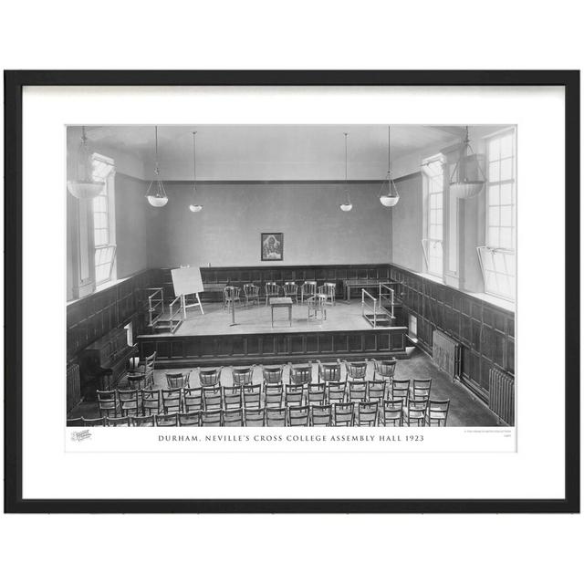 Durham, Neville's Cross College Assembly Hall 1923 by Francis Frith - Single Picture Frame Print The Francis Frith Collection Size: 60cm H x 80cm W x on Productcaster.