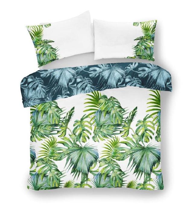 Pace Green White 144 TC Duvet Cover Set Bay Isle Home Size: Single - 1 Standard Pillowcase on Productcaster.