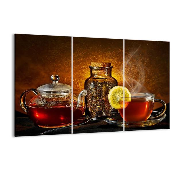 'In the Style of Dutch Masters' - 3 Piece Unframed Photograph Print Set on Glass Ebern Designs Size: 70cm H x 105cm W x 1.8cm D on Productcaster.