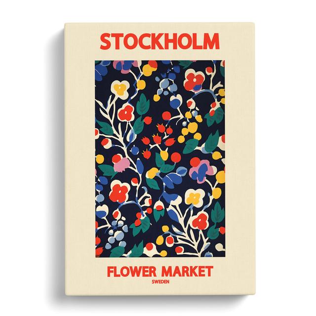 Stockholm Flower Market Exhibition 5 George Oliver Size: 76cm H x 50cm W x 3cm D on Productcaster.