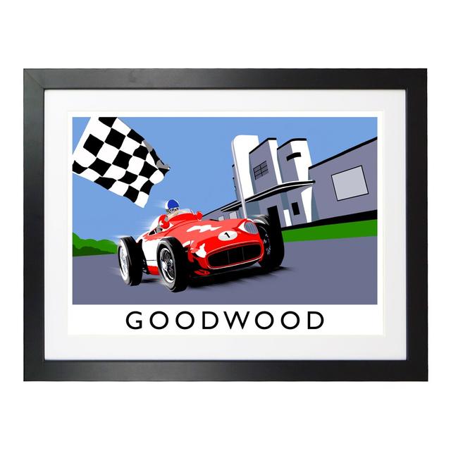 Goodwood by Richard O'Neil - Print East Urban Home Format: Black Wood Frame, Size: 33.5 cm H x 43.5 cm W x 2.2 cm D on Productcaster.